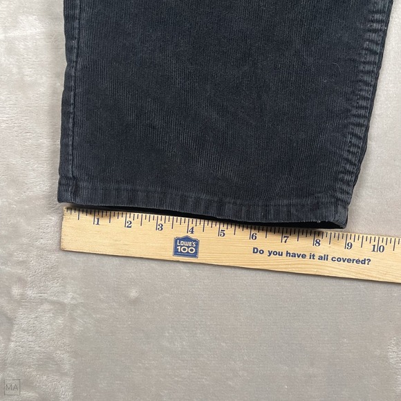 Levi's Men's 559 Relaxed Straight Pants Corduroy Casual 36x30 Black - Picture 6 of 8